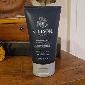 Stetson SPIRIT Deep Cleansing Face & Beard Wash 5oz Bergamont & Leather